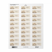 Étiquette Retro Cowboy Halloween À damiers Motif Super (Feuille entière)