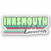 Étiquette rétro Innsmouth Lovecraft (Recto)