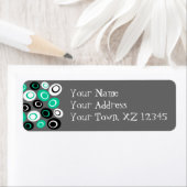 Étiquette Rétro Ovals (En situation)