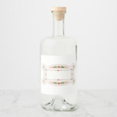 Etiquette rétro pour flacon likeurfles etiket (Voorkant)