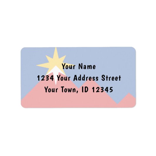 Étiquette Return Address Label (Devant)