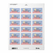 Étiquette Return Address Label (Feuille entière)