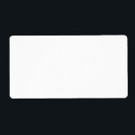 Étiquette Return Address Label<br><div class="desc">Create your own black personalize,  minimalist style which can be easily updated with your Photo and text. If you need any help personalizing this product,  please contact me using the message button below and I will be happy to help.</div>