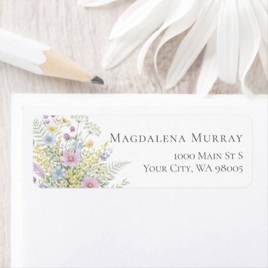 Étiquette Return Address Label (En situation)