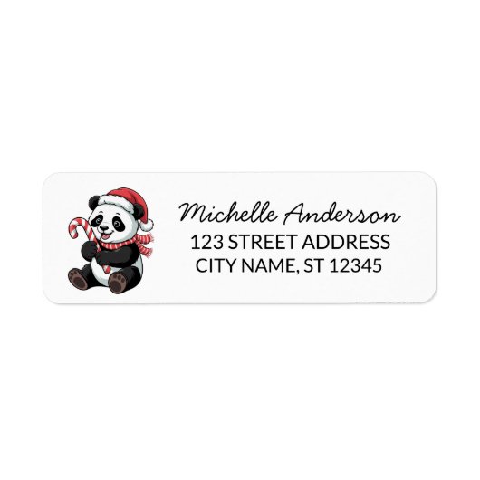 Étiquette Return Address Label (Devant)