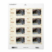 Étiquette Réveil brutal (Feuille entière)