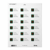 Étiquette Révolution végétarienne (Feuille entière)