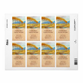 Étiquette Rice Field Autumn Breeze Niigata Préfecture Japon (Feuille entière)