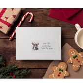 Étiquette Rindeer Rustique Noël, coutume