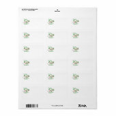 Étiquette Rire à l'extérieur (Feuille entière)