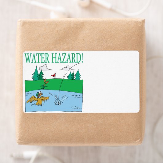 Étiquette Risque d'eau (En situation)