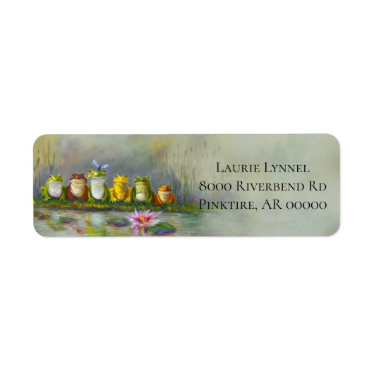Étiquette Rivière Ribbit (Devant)