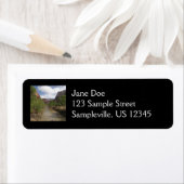 Étiquette Rivière Virgin au printemps dans le parc national  (En situation)