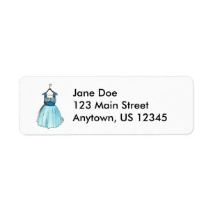 Étiquette Robe de bal Vintage bleu des années 1950 sur Étiqu