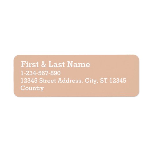 Étiquette Robe uni clair Cashmere beige (Devant)