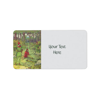 Étiquette Robin Des Bois Dans La Forêt