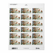 Étiquette Robins de scrapbook (Feuille entière)