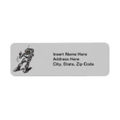 Étiquette Robot dansant (Devant)