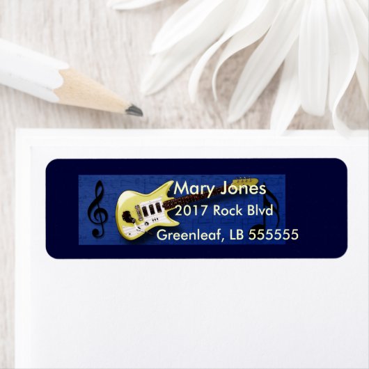 Étiquette Rock Star (En situation)