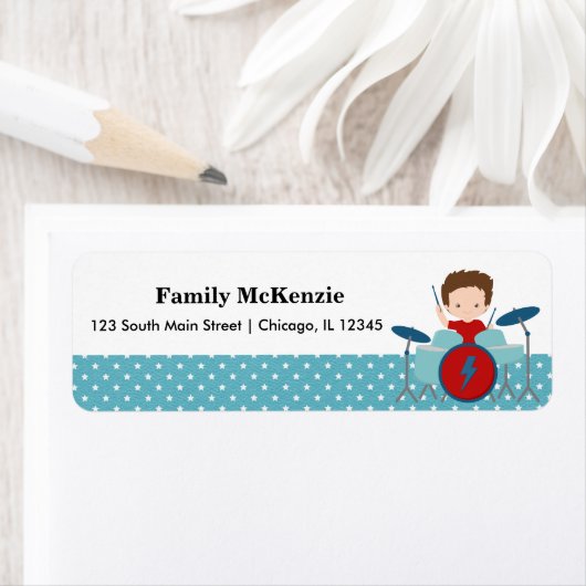 Étiquette Rock Star (En situation)