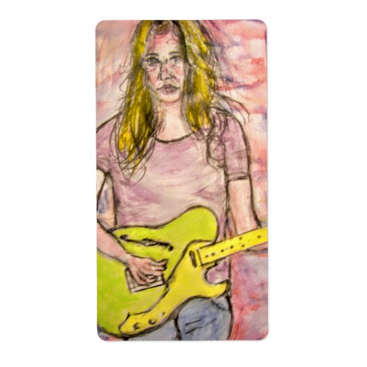 Étiquette Rocker Girl (Devant)