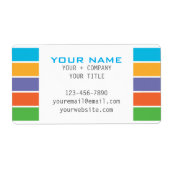 Étiquette RODAN + CHAMPS Bandes inspirées (Devant)