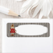 Étiquette Rodeo Cowgirl (En situation)