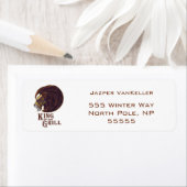 Étiquette Roi du Grill (En situation)