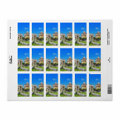 Étiquette Roman forum (Feuille entière)