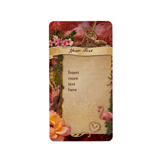 Étiquette Romantique (Devant)