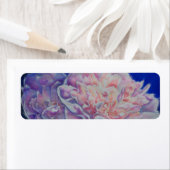 Étiquette Romantique élégante couleur rose blanc pastel (En situation)