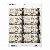 Étiquette Romeo & Juliet - version Peacock (Feuille entière)