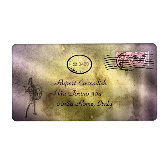 Étiquette Romera Verbicaro personnalisable (Devant)