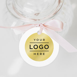 Étiquette ronde de logo d'entreprise personnalisée