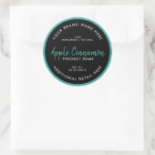 Étiquette ronde de produit (Sac)