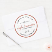 Étiquette ronde de produit (Enveloppe)