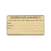 Étiquette Rootwork (Devant)