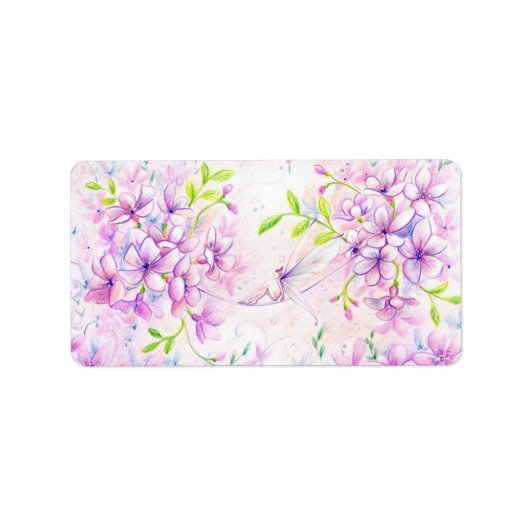 Étiquette rose (Devant)