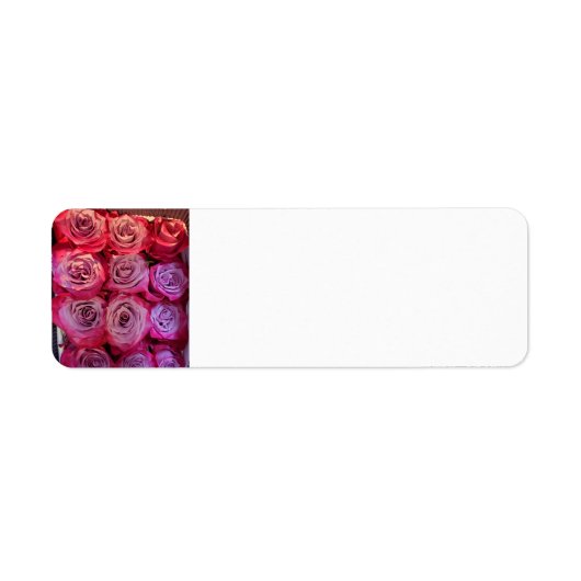 Étiquette Rose (Devant)