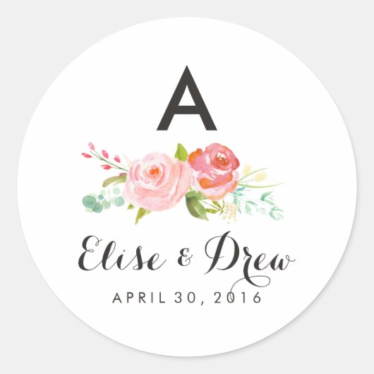 Étiquette rose (Devant)