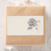 Étiquette Rose beige (En situation)