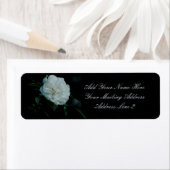 Étiquette Rose blanche (En situation)