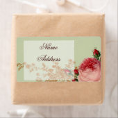 Étiquette Rose de Blehheim - Sage Green (En situation)