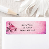 Étiquette Rose de la Saint Valentin (En situation)