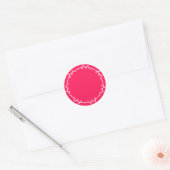 Étiquette Rose Diva Écriture Manuscrite Confiture (Enveloppe)