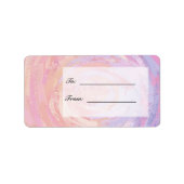 Étiquette Rose et puant (Devant)