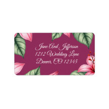 Rose Florale Rouge Fardée