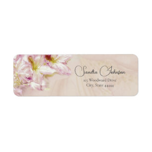 Étiquette Rose Gold Azalea Mariage