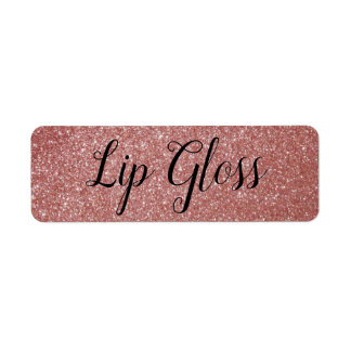 étiquette rose Gold Lipgloss