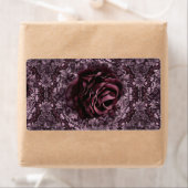 Étiquette Rose Mandala (En situation)
